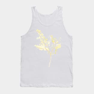 Yellow Watercolour Tree Tank Top